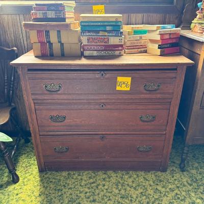 Sale Photo Thumbnail #165: Small/medium dresser, see photos for details
38" wide, 18" deep, 31" tall