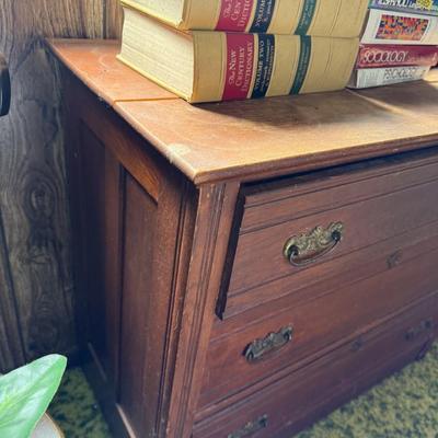 Sale Photo Thumbnail #167: Small/medium dresser, see photos for details
38" wide, 18" deep, 31" tall