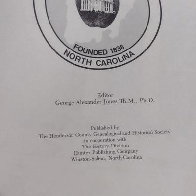 The Heritage of Henderson County, NC- Volumes I and II