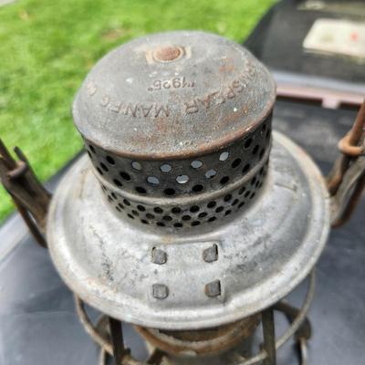 Sale Photo Thumbnail #17: This auction lot is for a L&N Railroad Lantern Frame.  This frame is marked L&N RR.  It is missing the red glass globe.  We have seen those globes available for purchase at various online venues at a reasonable cost - so getting this back into complete sh