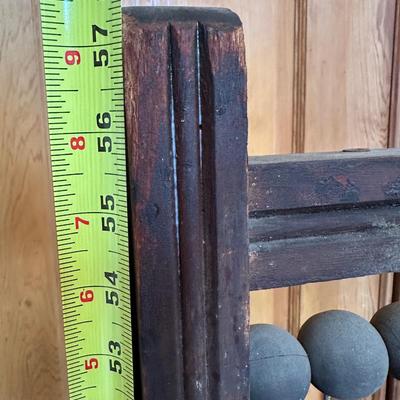 Large Vintage Freestanding Wooden Abacus
