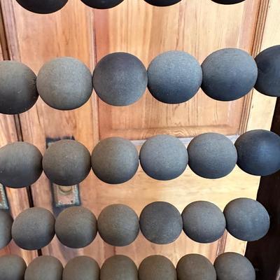 Large Vintage Freestanding Wooden Abacus