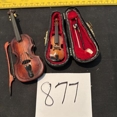 Miniature Violin Lot