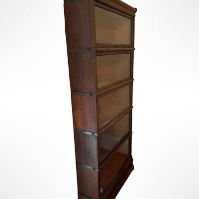 Globe-Wernicke Stacking Barrister Bookcase – 5 Sections