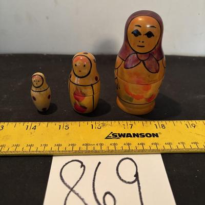 Vintage Russian Nesting Dolls