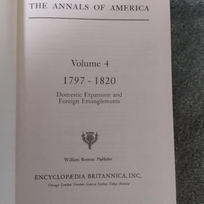 The Annals of America Book Set by Encyclopaedia Britannica- 1968 Printing