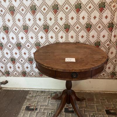 Vintage Round Wood Table