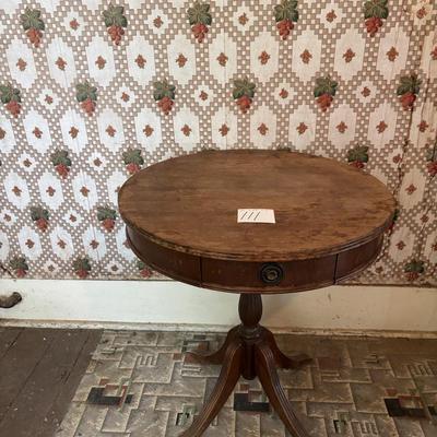 Vintage Round Wood Table