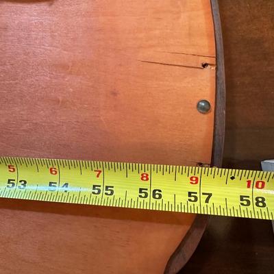 Vintage Scrolled Wood Wall Mirror