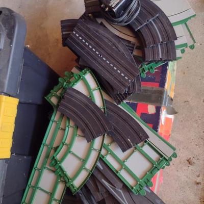 Collection of Aurora Model Motoring and Arnold Car Racing Track