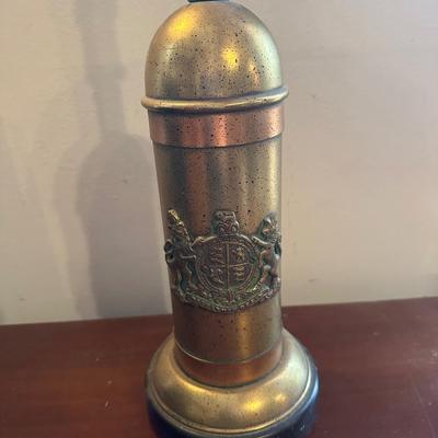 Frederick Cooper Table Lamp with British Royal Crest