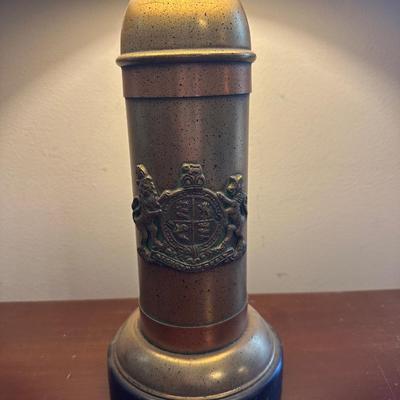 Frederick Cooper Table Lamp with British Royal Crest