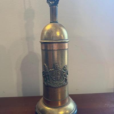Frederick Cooper Table Lamp with British Royal Crest