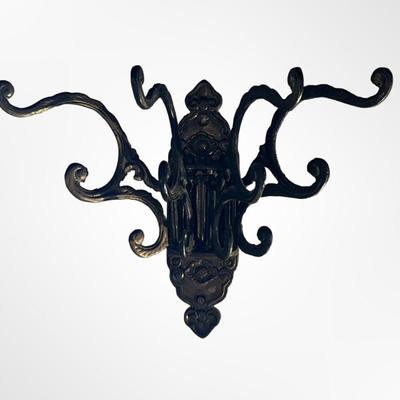 Brass Moveable Wall Hook Rack
