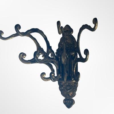 Brass Moveable Wall Hook Rack