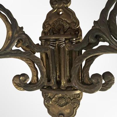 Brass Moveable Wall Hook Rack