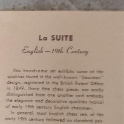 La Suite Metal Chess Set