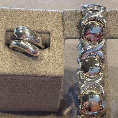 Sterling ring and bracelet