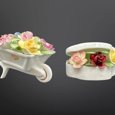 Royal Doulton Bone China Flower Figurines