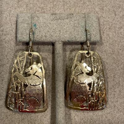 Wild Bryde bear earrings and zebra pill box