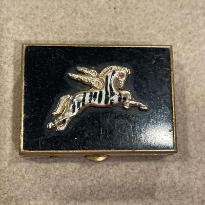 Wild Bryde bear earrings and zebra pill box