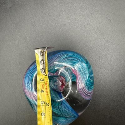 Hand-Blown Art Glass Paperweights