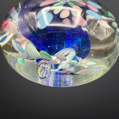 Hand-Blown Art Glass Paperweights