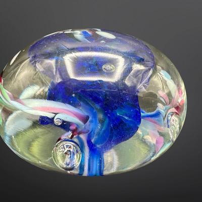 Hand-Blown Art Glass Paperweights