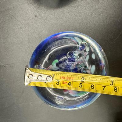 Hand-Blown Art Glass Paperweights