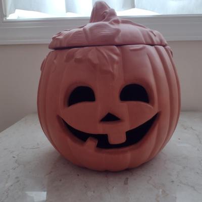 Terra Cotta Pumpkin- Approx 12" Tall