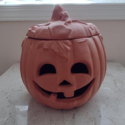 Terra Cotta Pumpkin- Approx 12" Tall