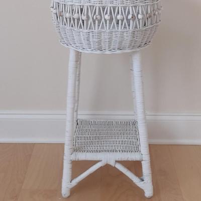 Wicker Plant Stand- Approx 28 1/2" Tall