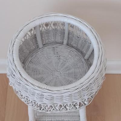 Wicker Plant Stand- Approx 28 1/2" Tall