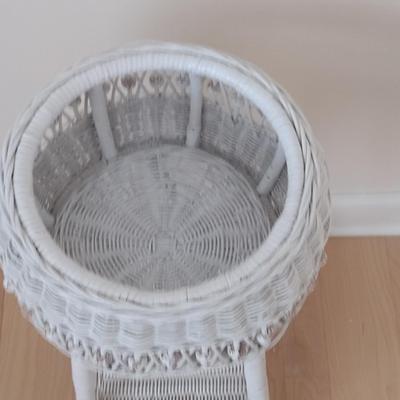 Wicker Plant Stand- Approx 28 1/2" Tall