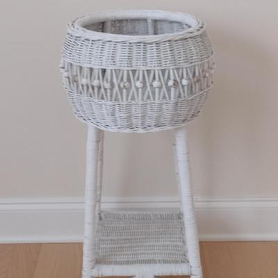 Wicker Plant Stand- Approx 28 1/2" Tall