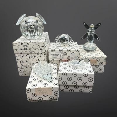 Czech Crystal Figurines