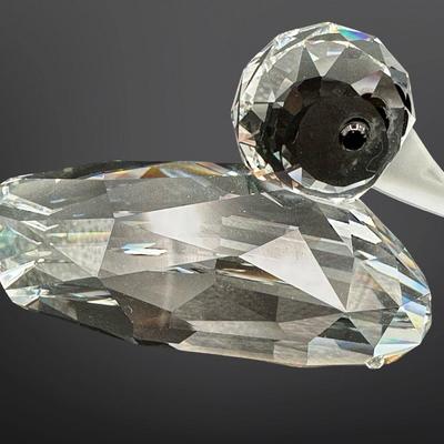 Swarovski Crystal Duck Figurine