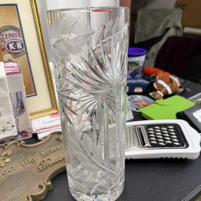 Crystal vase