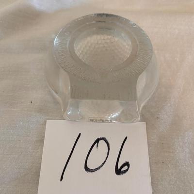 Vintage Nybro Sweden Golfball Paperweight