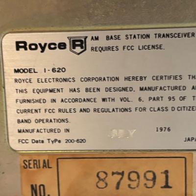 Royce CB Radio Station