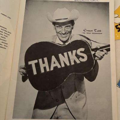 Vintage Country Music Souvenir Programs