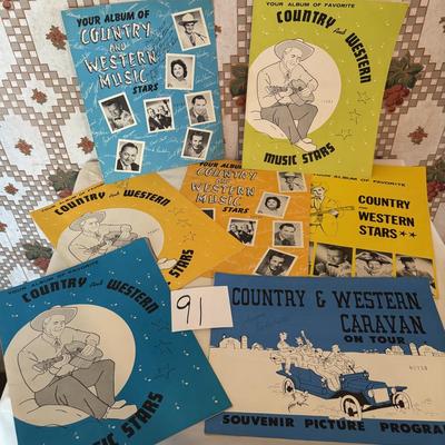 Vintage Country Music Souvenir Programs
