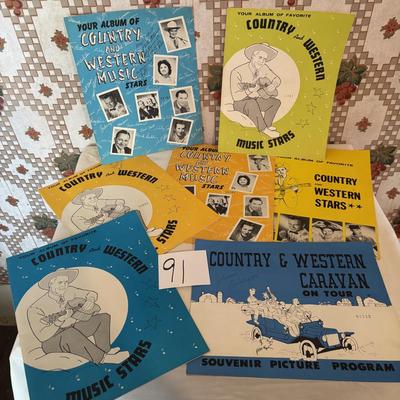 Vintage Country Music Souvenir Programs