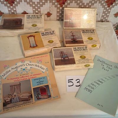 Miniature Doll House Furniture and More