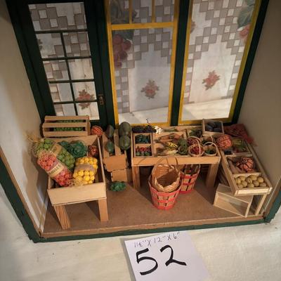 Handmade Miniature Produce Store