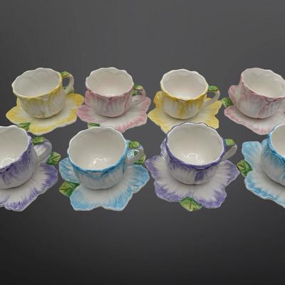 Vintage Spring BOMBAY Co. Floral Tea Set -.1992