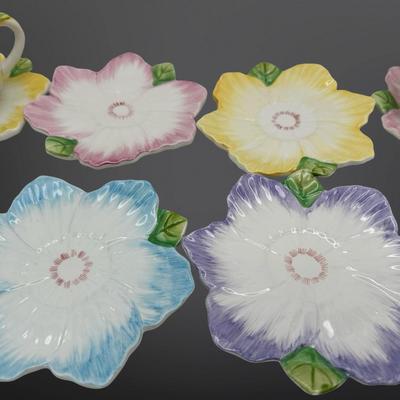Vintage Spring BOMBAY Co. Floral Tea Set -.1992
