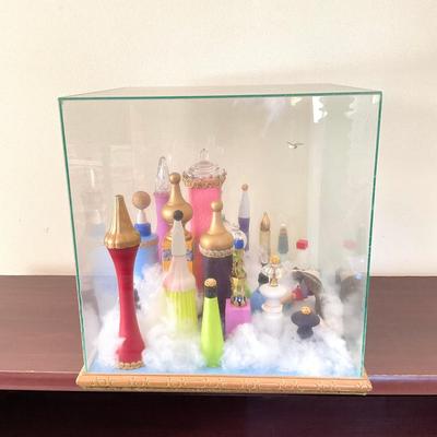 B329 Perfume Bottles Diorama