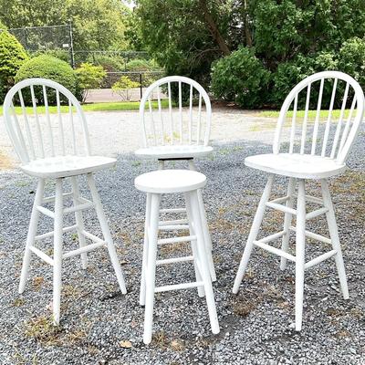 G332 Three Bar Stools And One Stool