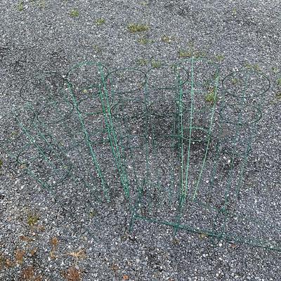G336 Dark Green Garden Cages
